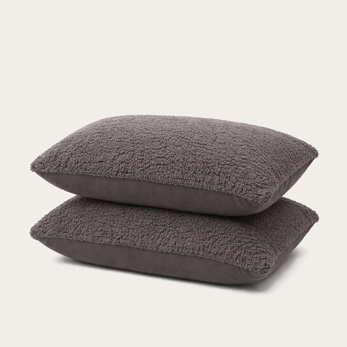 HappyBed Kussenslopen Anthracite 60x70 cm - Kussensloop set 2 stuks - 100% Microvezel - Ultieme slaapcomfort