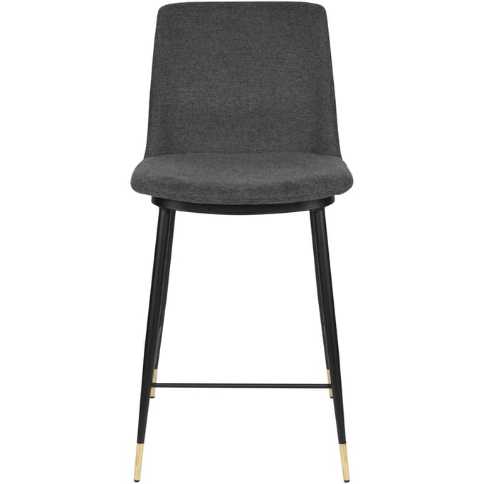 Housecraft Living Lionel Barkrukken rugleuning 65 cm Donkergrijs - Set van 2