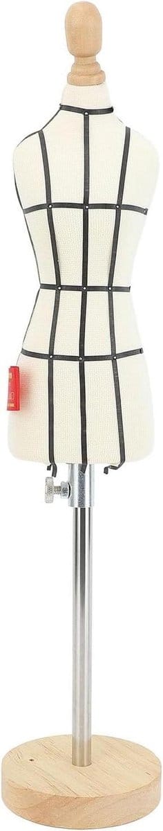 Miniatuur Jurkvorm - Naaipop Lichaam - Kleding Ontwerpen - Speldbaar Stofoppervlak - 1/4 Maat - Niet gespecificeerd
