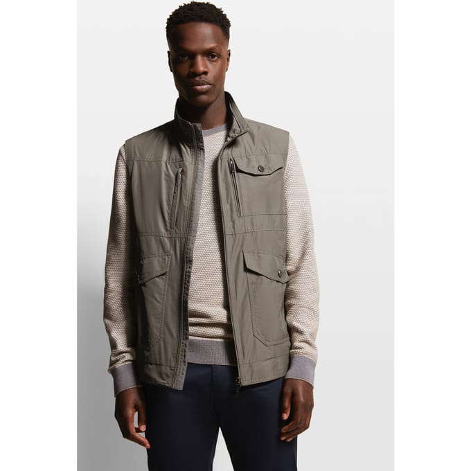 Bugatti Herren Vest met waterafstotende functie