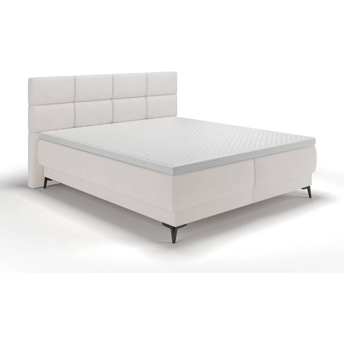 Boxspring Reyuno velvet met opbergruimte 140 x 200 cm | Selsey Design