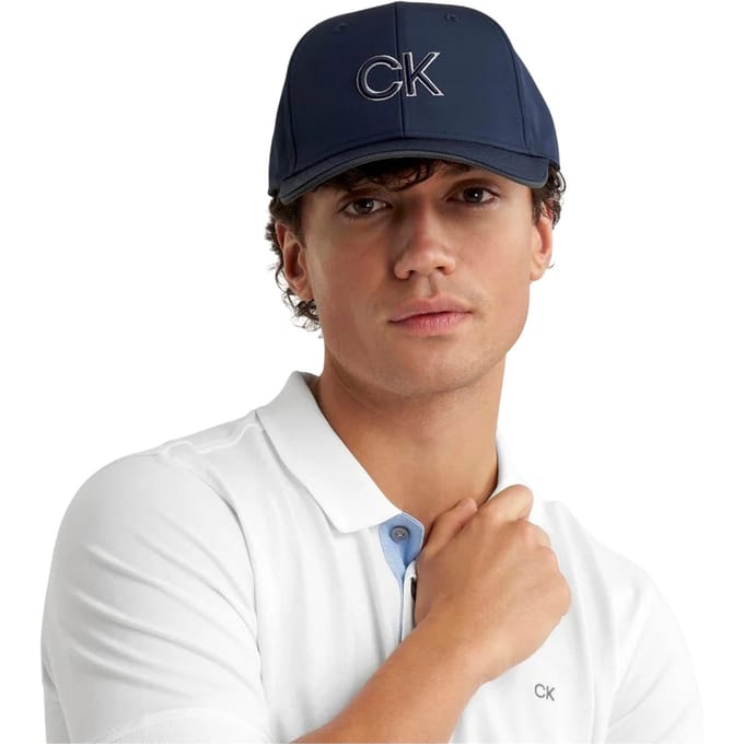 Calvin Klein Heren golfpet (Donkere marine)