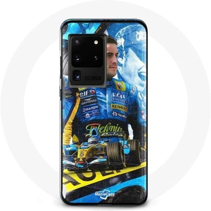 Coque pour Samsung Galaxy S20 Ultra Formule 1 Fernando Alonso champion du monde de F1