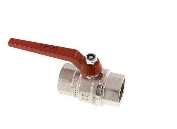 Rp 1-1/4 inch Siliconenvrij 2-Weg Messing Kogelkraan - BL2BN-M-FS-114