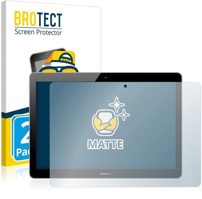 BROTECT - Screenprotector voor Huawei MediaPad T3 10 - Folie Beschermfolie matte 2 Stuks