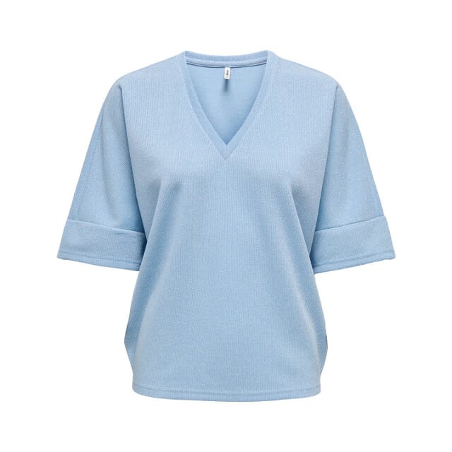 Only Ivy Glitter V-neck Top Dames - Maat S