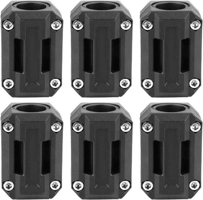Universele Motorfiets Bumper Protector Decoratie Blokken Zwart 22/25/28mm