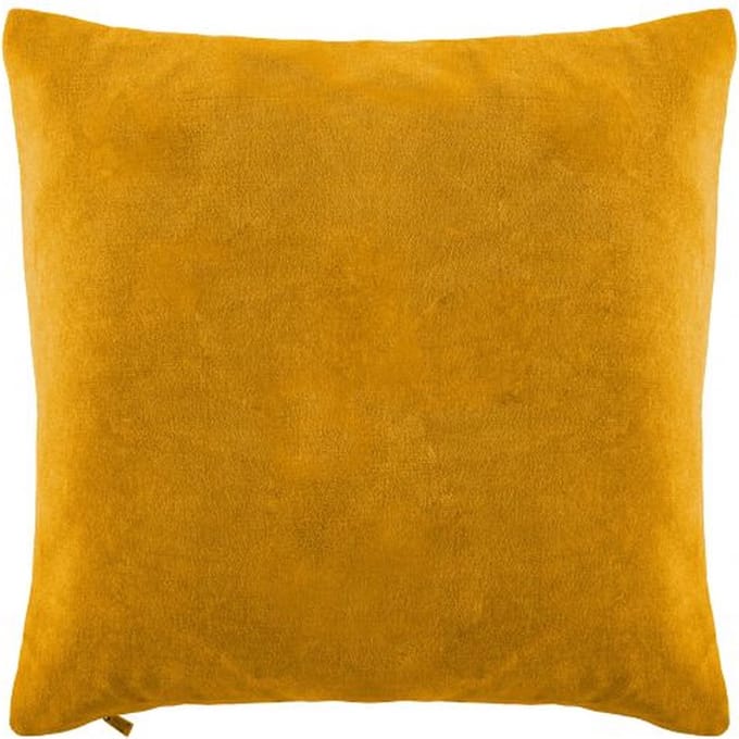 Tiseco - Kussen (gevuld) COTTON - SET/2 - Fluweel - 45x45 cm - Geel