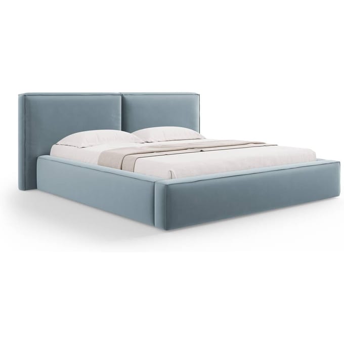 Bedframe Jodie met opbergruimte velvet 180 x 200 cm | Micadoni