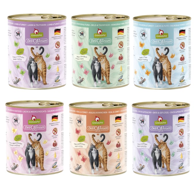 6x800g GranataPet DeliCatessen I Kattenvoer
