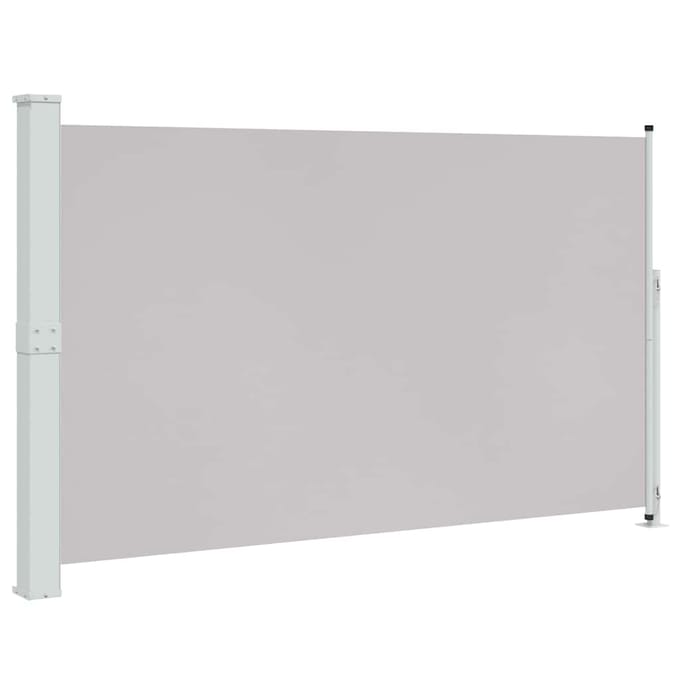 vidaXL - Tuinscherm - uittrekbaar - 180x314 - cm - grijs
