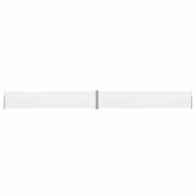 vidaXL - Tuinscherm - uittrekbaar - 140x1200 - cm - crème