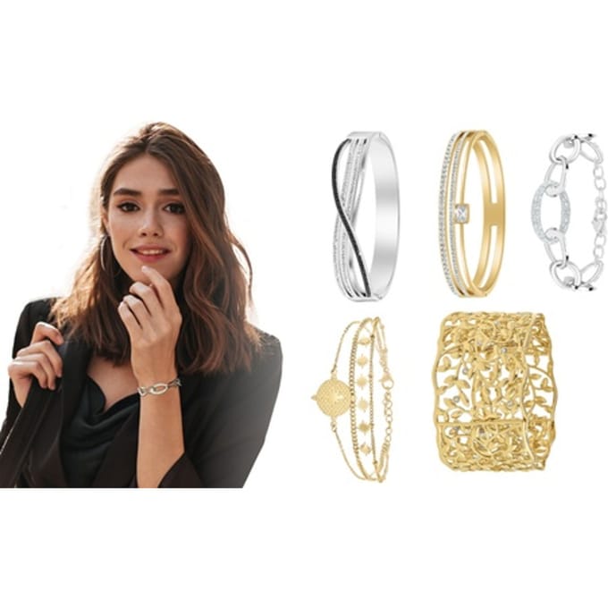 SC Crystal armband: B2831-DORE