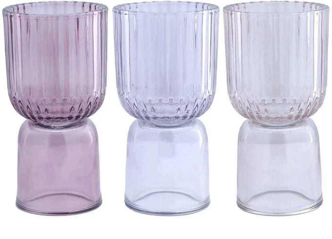 House of Nature Waxinelichtjes Lumsden multi 17cm - 3 stuks