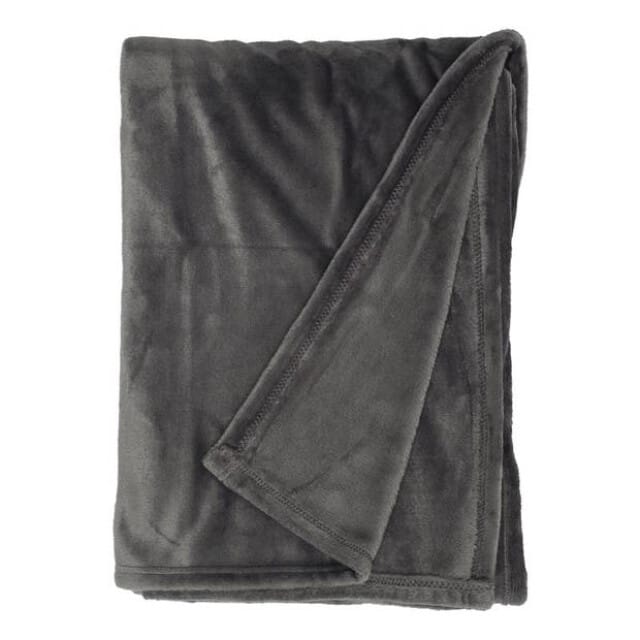 Unique Living - Enzo plaid 130x180cm Dark Grey