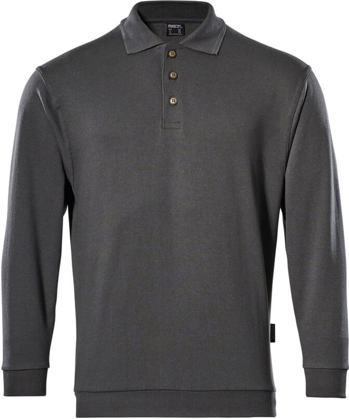Mascot Crossover Polosweatshirt 00785-280 - donkerantraciet - M