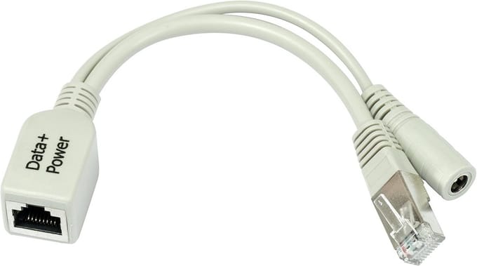 Gigabit PoE Injector voor Power over Ethernet