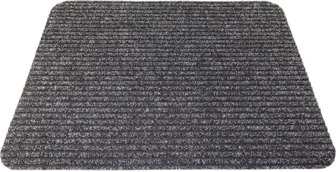PRIMA - Heavy Duty - Ribbel - Deurmat - Schraapmat - zwart - antraciet - 60x80cm - antislip