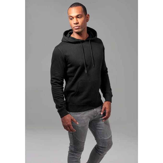 Urban Classics - Basic Sweat Hoodie/trui - M - Zwart