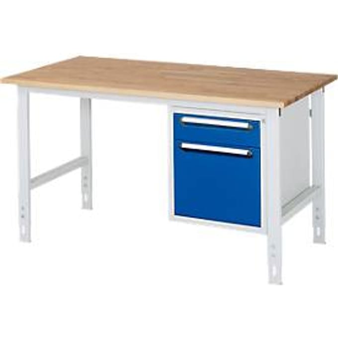 Onderbouw container, schuiflade 1 x 120 mm + 1 x 360 mm, incl. hangmappensysteem