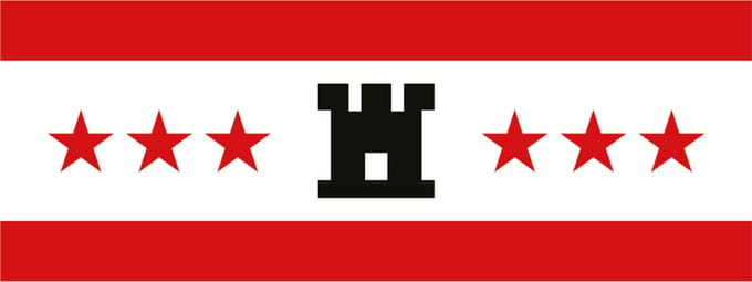 Drentse Vlag 80x120cm