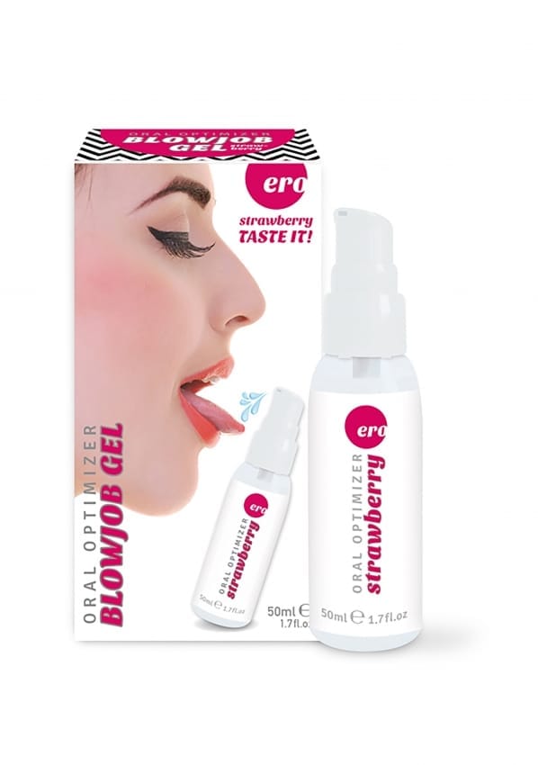 HOT - Oral Optimizer - Deepthroat Gel - Strawberry - 2 fl oz / 50 ml