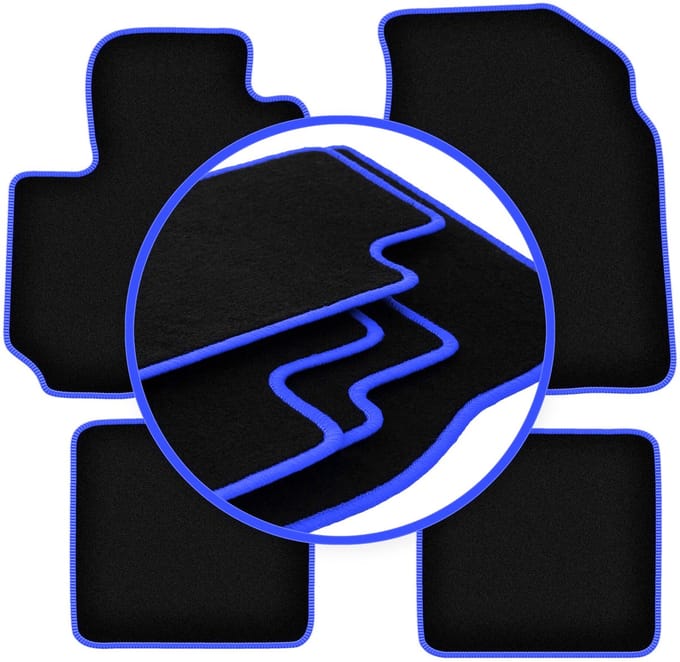 CARLUX-BLUE automatten voor: Toyota RAV4 II FL 3-deurs (2003-2005)