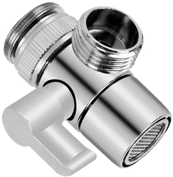Kraanomleider M22 naar F1/2+F3/4+M24+M26+M28 Adapter - Zilver