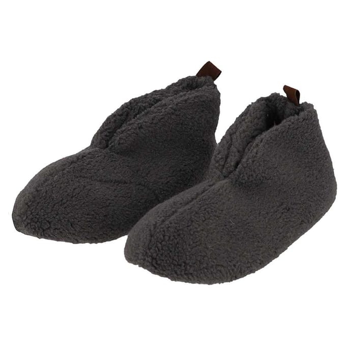 Sloffen dames teddy wol - 39/40 / Antraciet