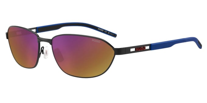 Hugo HG 1413/S Matte black 62/17/135 MAN Zonnebrillen