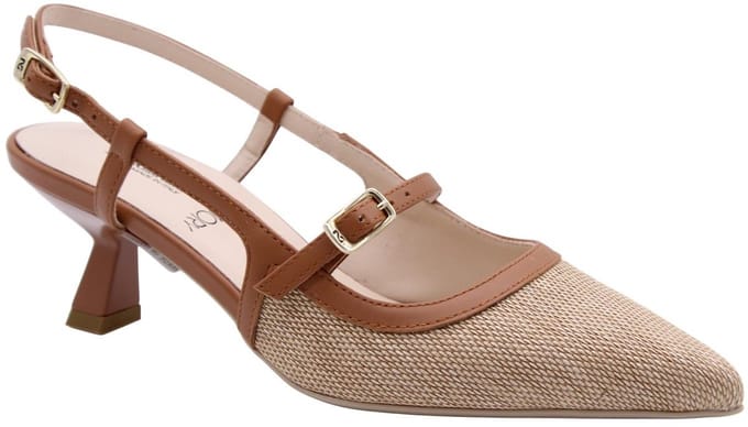 Nero Giardini - E615471D - Pumps - Kleur: Wit/beige - Maat: 40