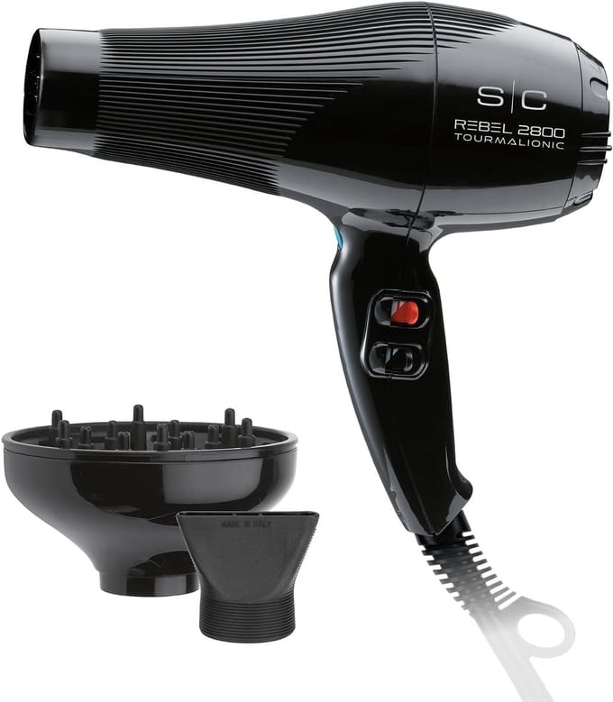 Professionele Haardroger - Stijltool - Haar Stijlen - Tourmalionic Technologie - 2800W Vermogen - Zwart