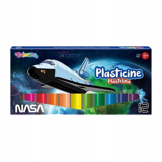 Colorino NASA ronde kleiset 12 levendige kleuren