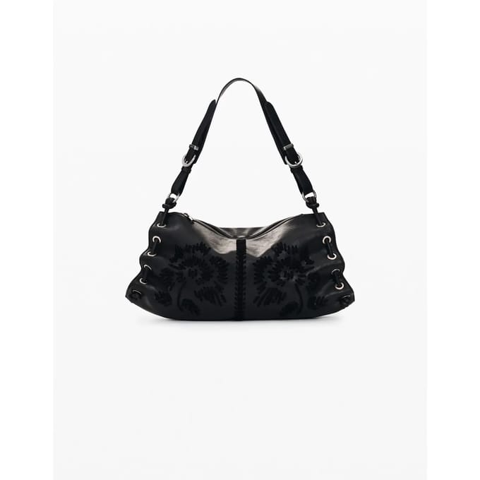 Desigual schoudertas Alisio Xela Shoulder Bag Black zwart
