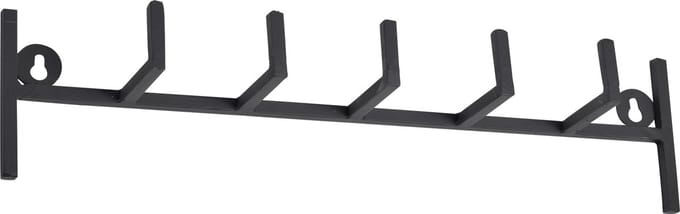 LOFT42 Hook Industriele Kapstok Zwart Metaal - 5 haken - 40x10x10