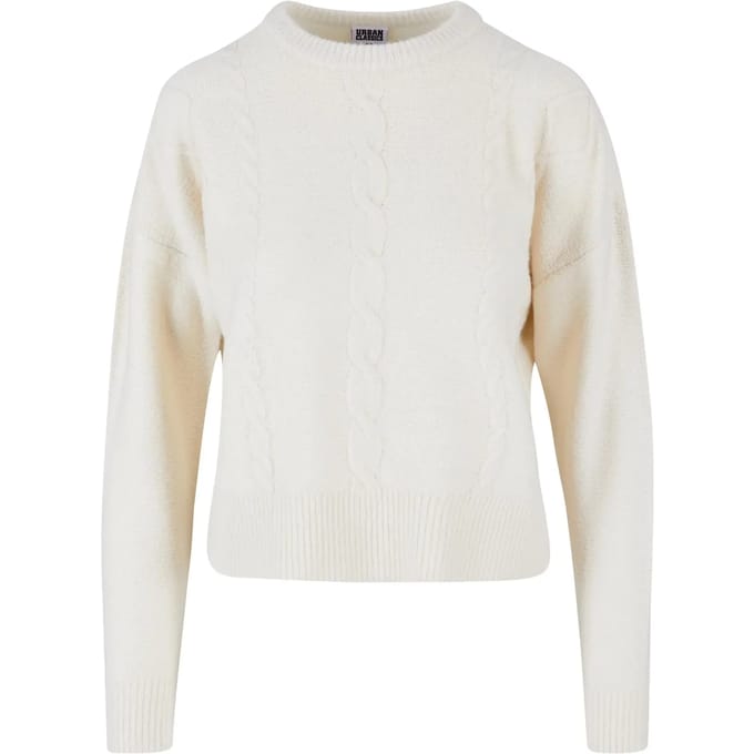 Urban Classics - Cabel Knit Sweater/trui - XS - Beige