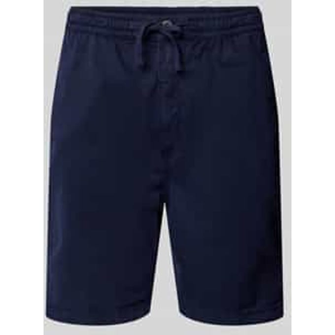 Korte broek met elastische band en tunnelkoord
