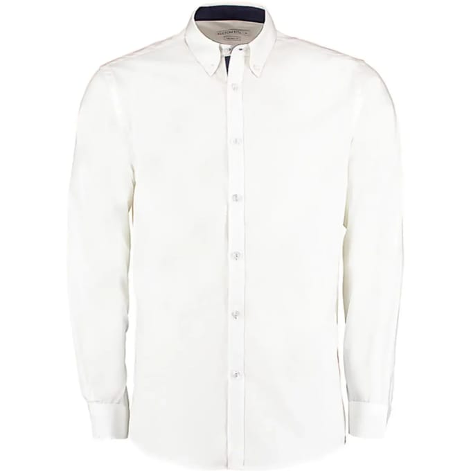 Chemise op maat met contrast Kustom Kit Premium Oxford