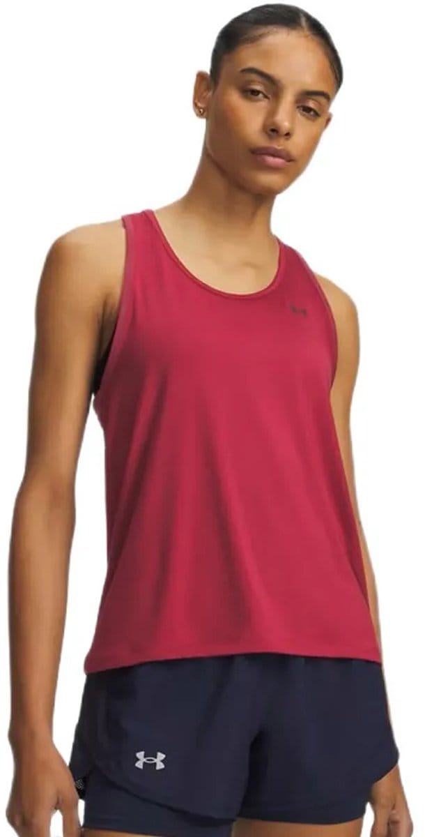 Under Armour Tech Knockout Mouwloos T-shirt Rood S Vrouw