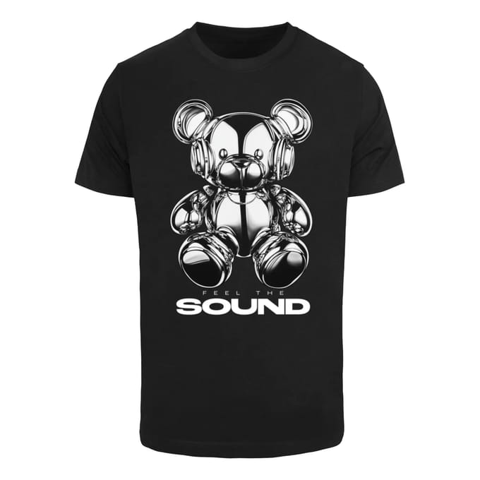 Mister Tee Feel The Sound Chrome Bear T-shirt MT3712