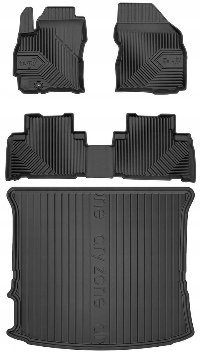 FROGUM Linia 77 - Mazda 5 II 2010-2017 - Automaat - Rubbermatten - Bagagemat - Perfecte Pasvorm
