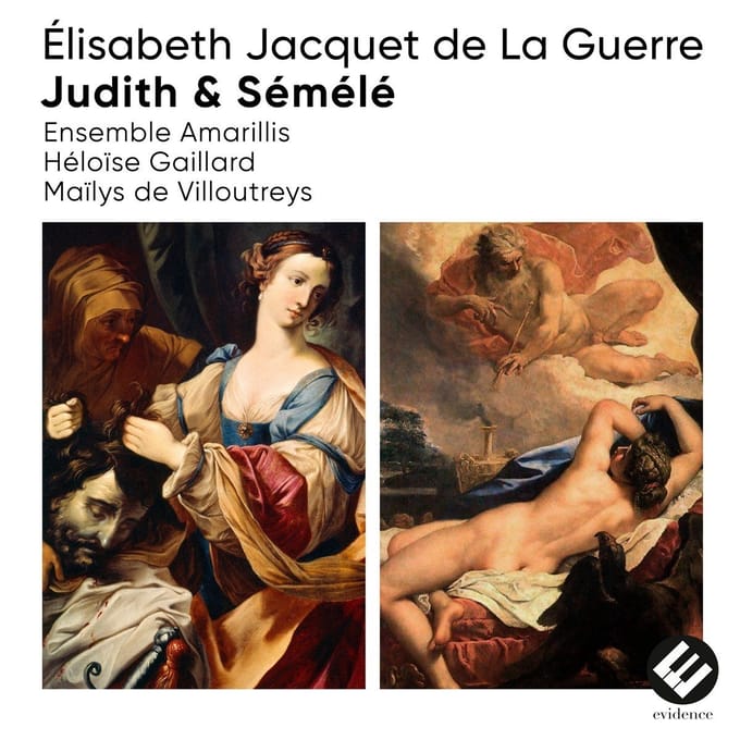 Amarillis, Héloïse Gaillard, Maïlys de Villoutreys - De La Guerre: Judith & Sémélé (CD)