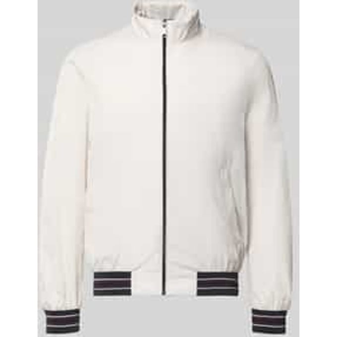Blouson met opstaande kraag en ritssluiting