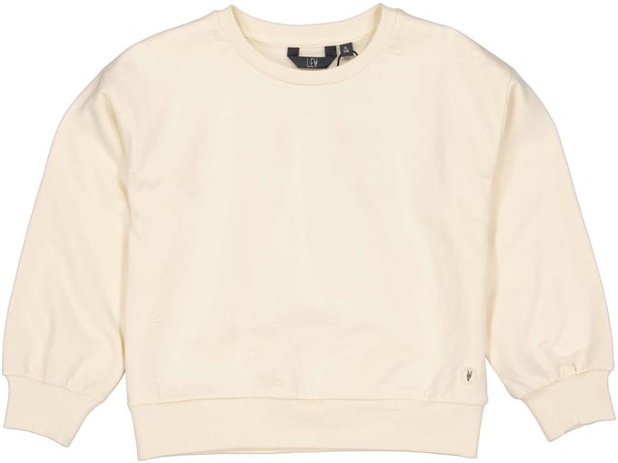 Levv - Veere meisjes sweater - White Cream
