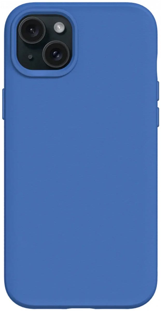 Rhinoshield Solidsuit Hoesje Geschikt voor Apple iPhone 15 Plus | Compatibel met MagSafe | Shockproof Back Cover | Cobalt Blue