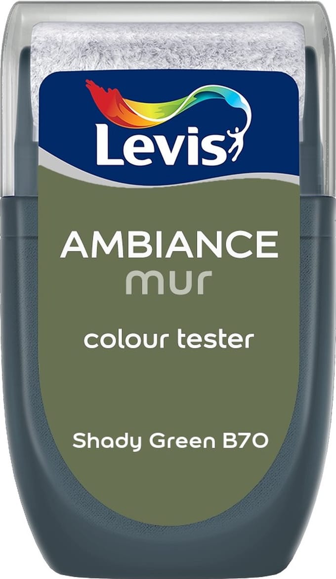 Levis - Muurverf Kleurtester Mat Mix - Shady Green B70 - Mengverf - 30 Ml