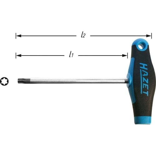 Hazet 828-T Torx-schroevendraaier Werkplaats Grootte T 25 Koplengte: 110 mm 1 stuk(s)