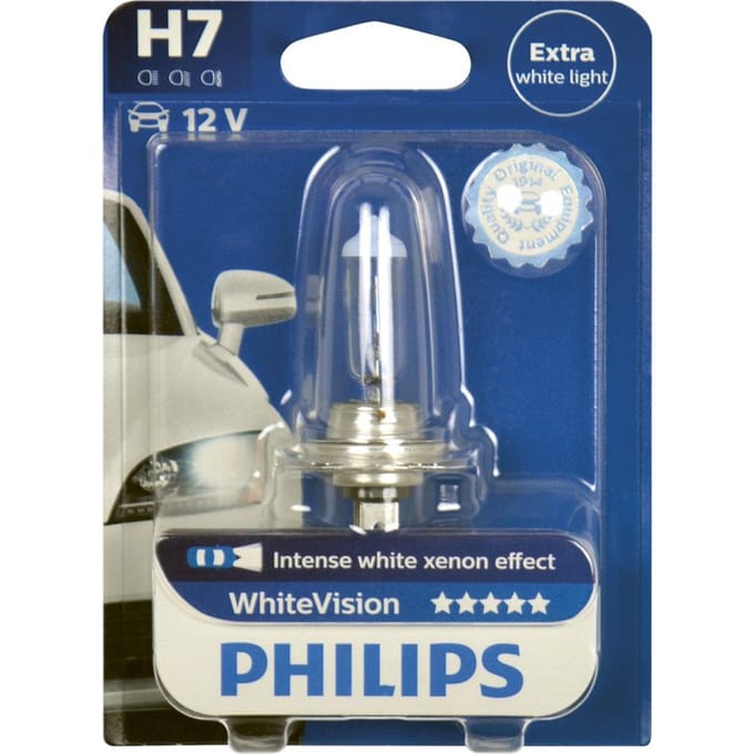 Philips Autolamp White Vision H7 12 Volt 55 Watt Per Stuk