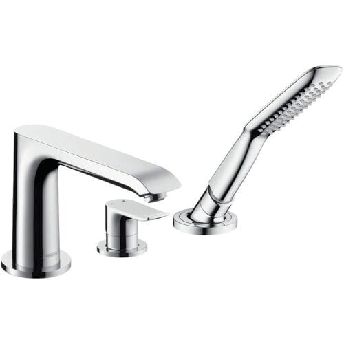 Hansgrohe Metris 3-hole bath rim single lever mixer 31190000