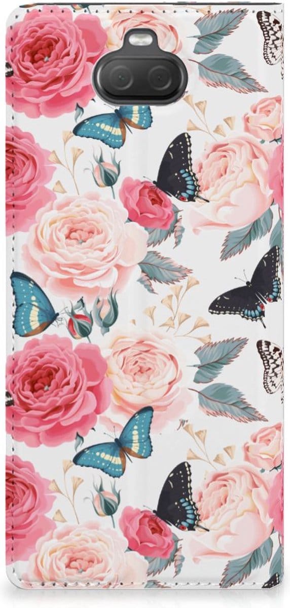Sony Xperia 10 Plus Smart Cover Butterfly Roses